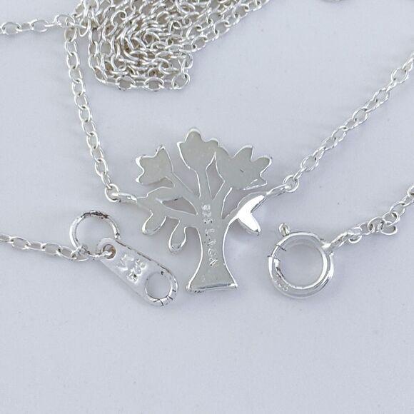 Footnotes Sterling Silver 925 Adjustable Tree of Life Pendant Necklace 16"-18" - Picture 4 of 5